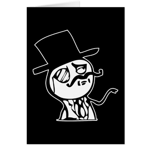 Feel Like a Sir Internet meme comic Cards (Front)