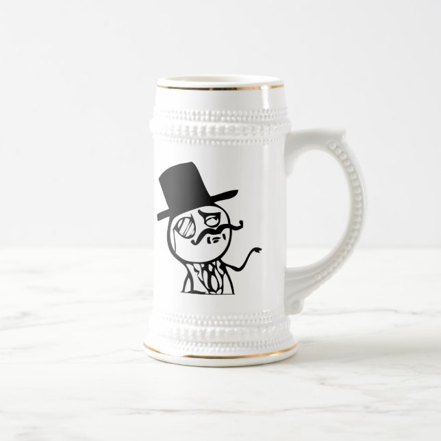 Feel Like a Sir meme comic Beer Stein (Right)