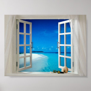 Feel like you're at the ocean poster