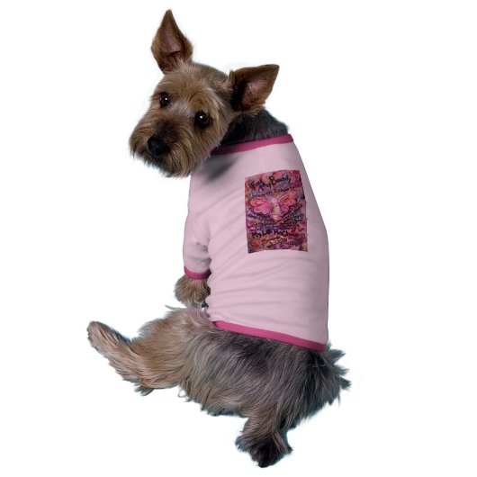 Feel My Beauty Pink Cancer Angel Tee (Back)