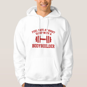 Feel Safe At Night Sleep With A Bodybuilder Hoodie