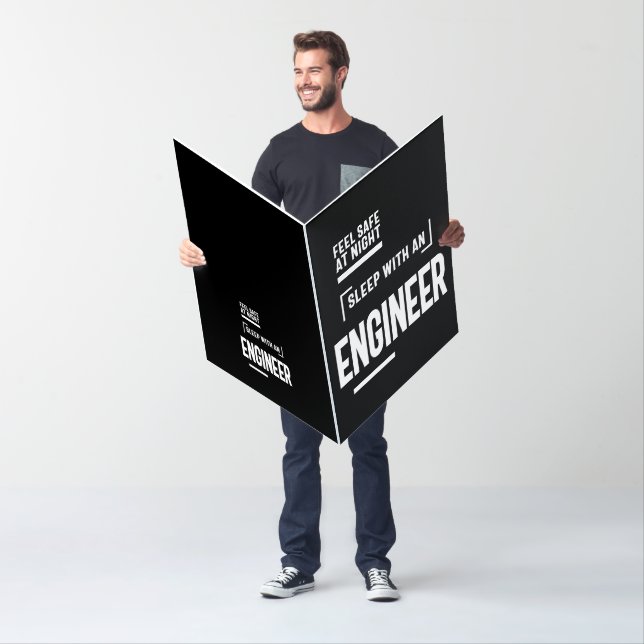 Feel Safe at Night Sleep With an Engineer Card (In Situ)