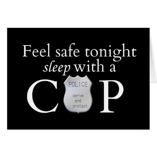 Feel safe tonight! cards (Front Horizontal)