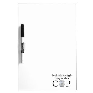 Feel safe tonight! dry erase board