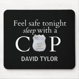 Feel safe tonight! mouse pad