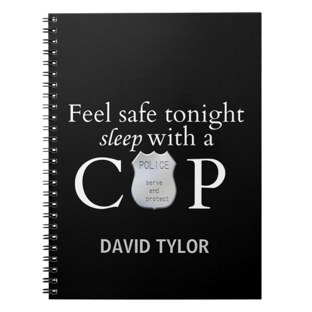 Feel safe tonight! notebook (Front)