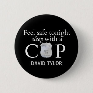 Feel safe tonight! pinback button