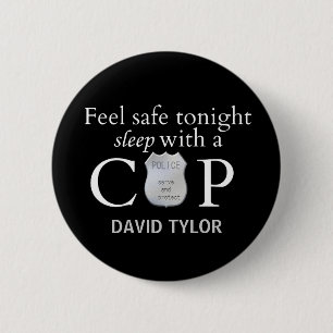 Feel safe tonight! pinback button
