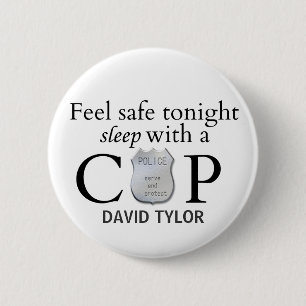 Feel safe tonight! pinback button