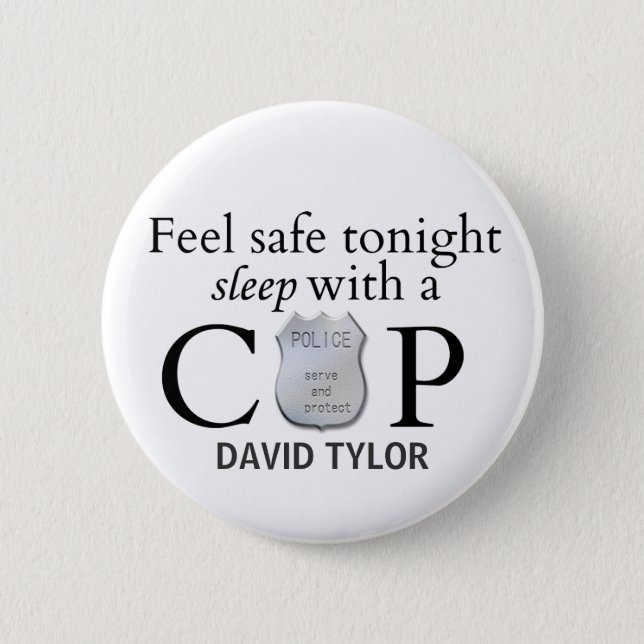 Feel safe tonight! pinback button (Front)