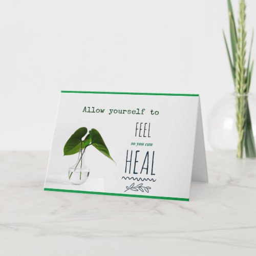 Feel so You Can Heal Card