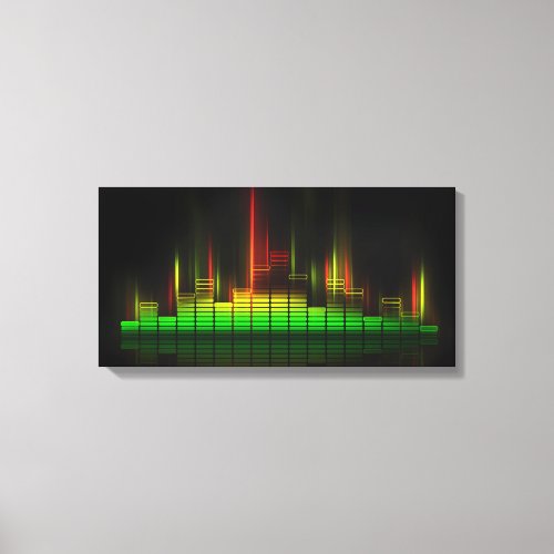 Feel The Beat _  Abstract Studio Canvas Print
