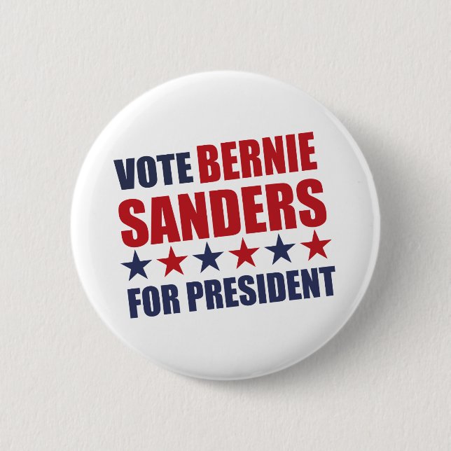 Feel the Bern Pinback Button (Front)