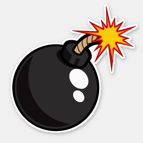 Feel the Boom with our Explosive Cartoon Sticker