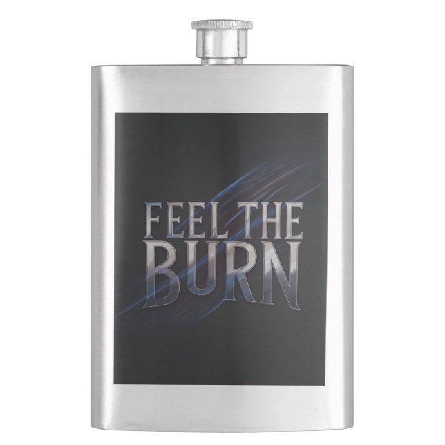 Feel The Burn  Flask (Front)