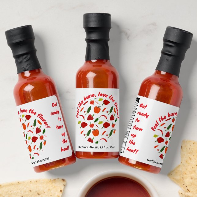 Feel the Burn, Love the Flavor – Spicy Hot Sauce (Laydown)