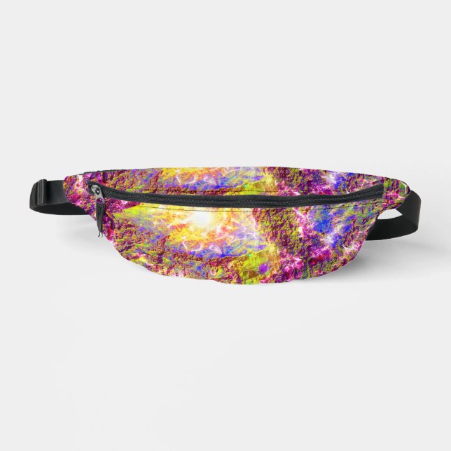 Feel the energy — wear the spark galaxy star fanny pack (Front)