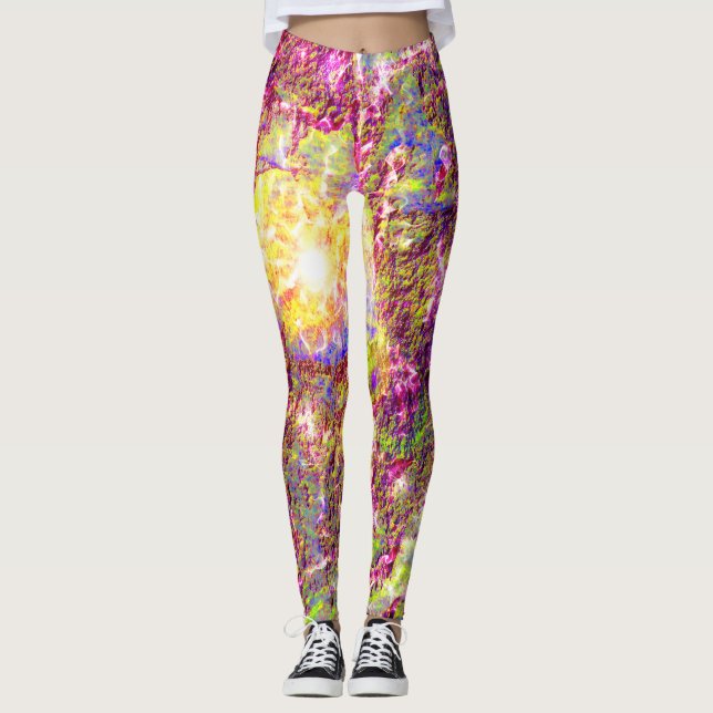 Feel the energy — wear the spark (galaxy star) leggings (Front)