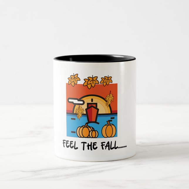 Feel the Fall colorful Coffee Mug (Center)