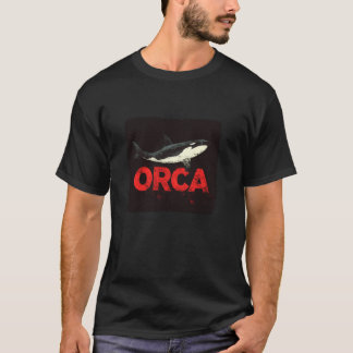 Feel the Freedom of the Ocean with this Orca T-Shirt