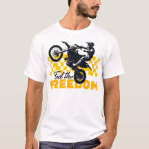 Feel the FREEDOM Yellow Checkered Wheelie