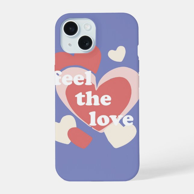 Feel the Love Heart Explosion Iphone Case (Back)