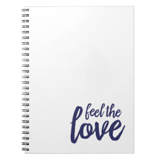 Feel the Love Spiral Notebook