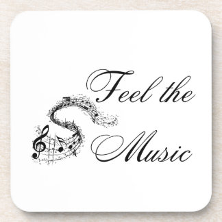 Feel the Music on a Beverage Coaster
