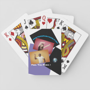 Feel The Music Playing Cards
