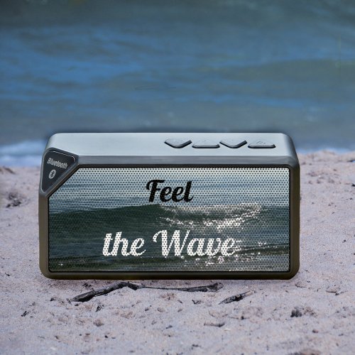 Feel the Ocean Wave Customizable Photographic Bluetooth Speaker