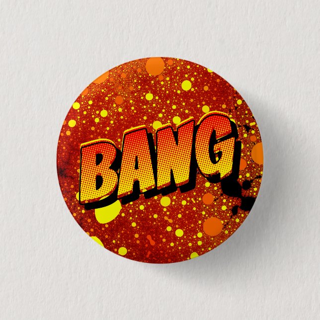 Feel the Retro Rush - Bang Button (Front)