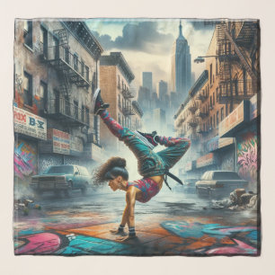 Feel the rhythm. Own the streets. This bold urban Scarf