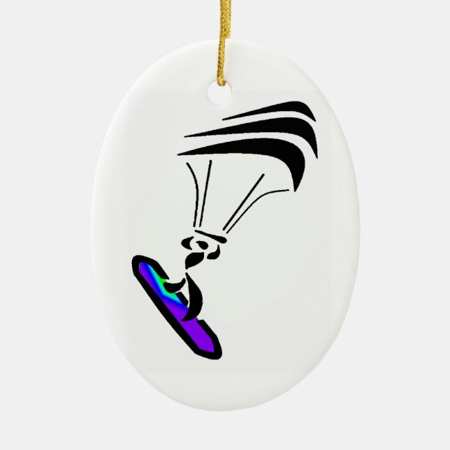 FEEL THE WIND CERAMIC ORNAMENT (Front)