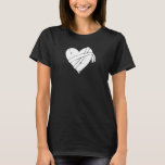 Feel To Heal Black T-shirt at Zazzle