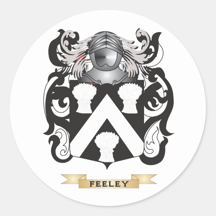 Feeley Coat of Arms Stickers