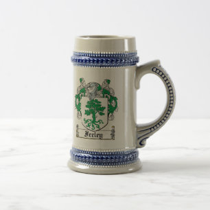Feeley Family Crest Beer Stein