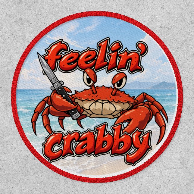 Feelin' Crabby Crab Rage Patch (Front)