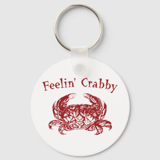 Feelin' Crabby Keychain