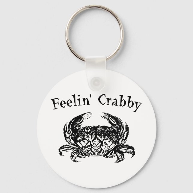 Feelin' Crabby Keychain (Front)