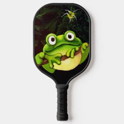 Feelin Froggy Green Frog Pickleball Paddle