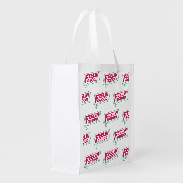 Feelin Good Grocery Bag (Back Side)