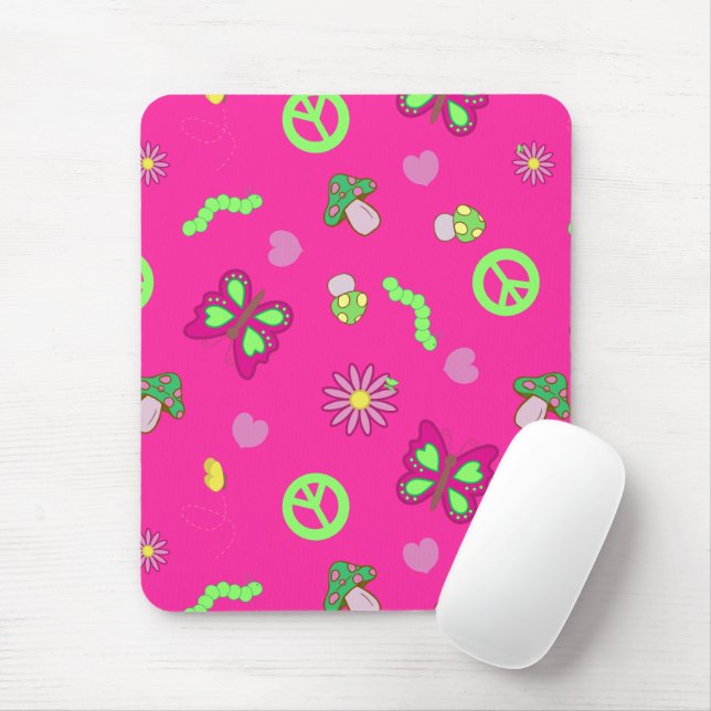 Feelin' Groovy Mouse Pad (With Mouse)