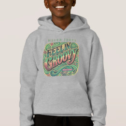 Feelin' Groovy Retro 70s Vintage Psychedelic Hoodie