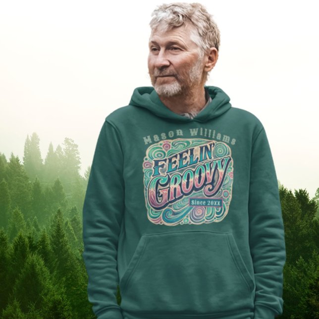 Feelin' Groovy Retro 70s Vintage Psychedelic  Sweatshirt (Creator Uploaded)