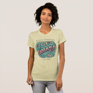 Feelin' Groovy Retro 70s Vintage Psychedelic T-Shirt