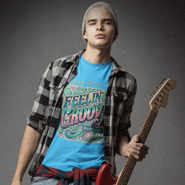 Feelin' Groovy Retro 70s Vintage Psychedelic T-Shirt