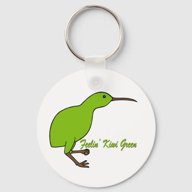 Feelin' Kiwi Green Keychain (Front)