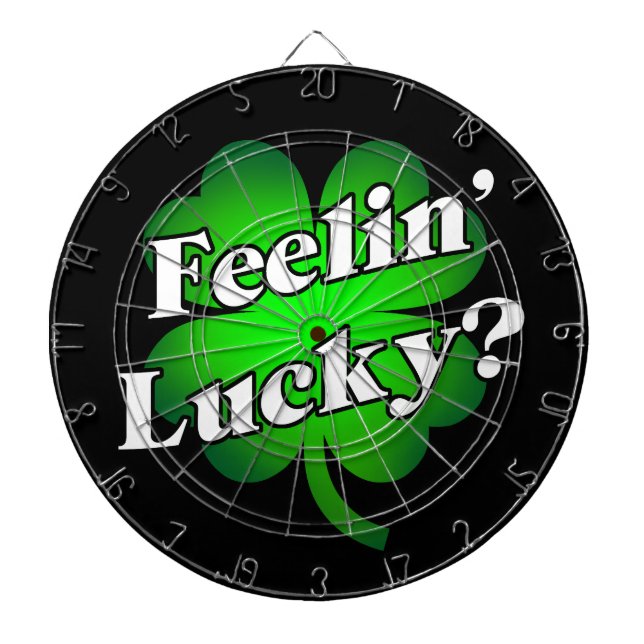 Feelin' Lucky? Dart Board (Front)