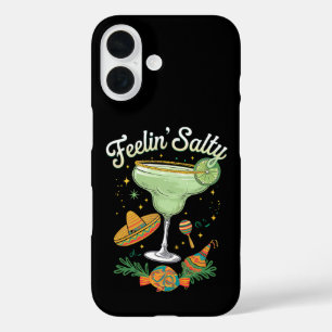 Feelin' Salty Margarita Funny Cinco De Mayo iPhone 16 Case
