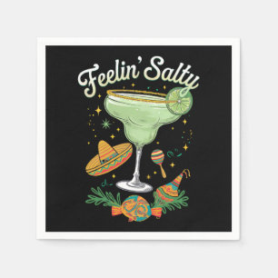 Feelin' Salty Margarita Funny Cinco De Mayo Napkins